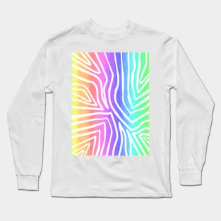 FLASHY Zebra Stripes Long Sleeve T-Shirt